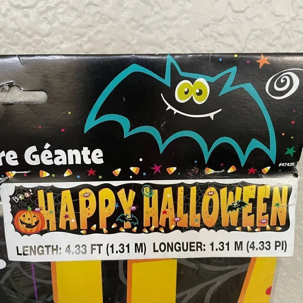 Halloween Party Banner Signs Decor Lot